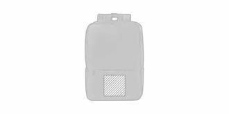 Sac à dos en éco-cuir avec design urbain Entoo - Impression Bas