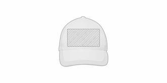 Casquette de sport en polyester doux Mopria - Marquage Recto