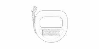 Laisse pour Animaux de 3m en polyester Nasorty - Marquage Verso