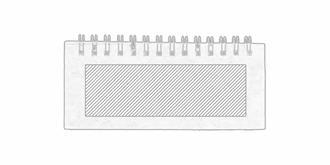 Bloc-notes en feutre RPET doux et résistant Aniro - Marquage Recto