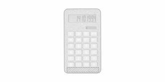 Calculatrice à 10 chiffres en liège durable Masso - Impression Bas