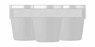 Gobelet double paroi 250ml en acier inox Sometro - Marquage autour