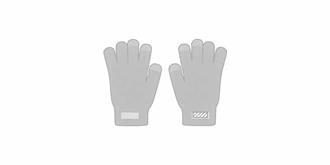 Gants tactiles pour smartphone en RPET Zanoibe - Impression Droite