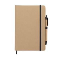OBG PUB - Carnet A5 couverture rigide avec stylo bille Note