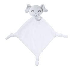 OBG PUB - Doudou avec design éléphant blanc en polyester Jen