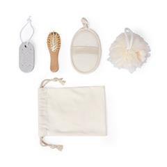 OBG PUB - Set de bains avec 4 accessoires pratique Deline