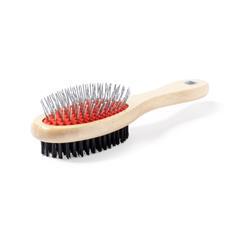 OBG PUB - Brosse pour animaux de compagnie en bois Solay