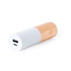 OBG PUB - Power Bank en bambou et paille de blé durable Bezi