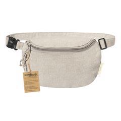 OBG PUB - Sac banane en coton avec double fermeture Ringo