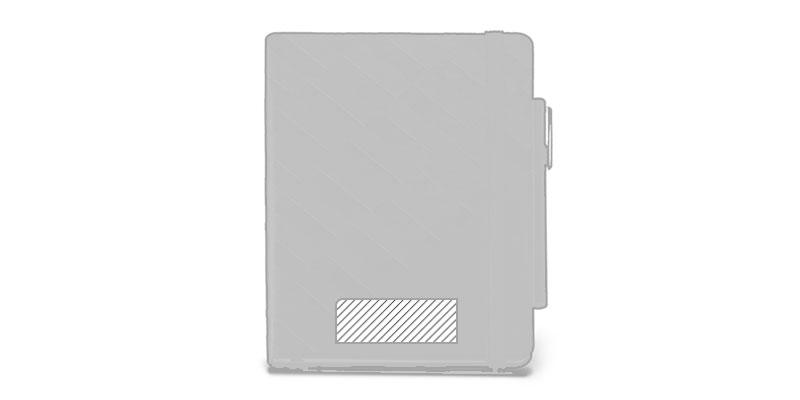 OBG.PUB - Carnet A5 avec couverture en similicuir Takers - Marquage Recto Carnet A5 avec couverture en similicuir Takers - Marquage Recto