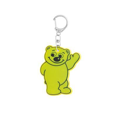 OBG.PUB - Porte-clés fluorescent en forme d'ours Tebby Jaune Porte-clés fluorescent en forme d'ours Tebby Jaune