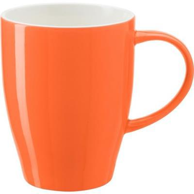 Mug bicolore 350 ml en porcelaine résistant Galato Orange