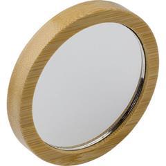 OBG PUB - Miroir de poche en bambou design arrondi Miah