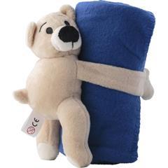OBG PUB - Ours en peluche doux avec couverture polaire Symon