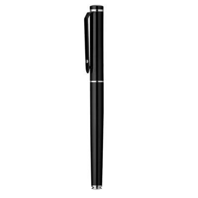 OBG.PUB - Stylo roller métal avec clip brillants Caliopre Noir Stylo roller métal avec clip brillants Caliopre Noir