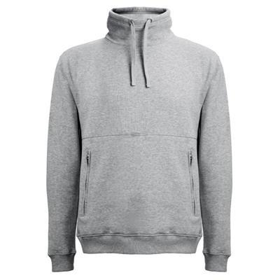 Sweat-shirt unisexe coton/polyester Velnius Gris