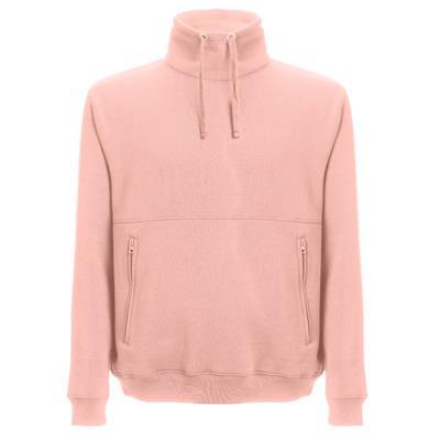Sweat-shirt unisexe coton/polyester Velnius Saumon