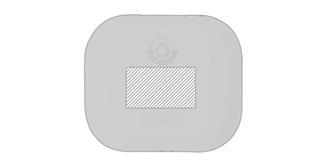 Écouteurs Bluetooth sans fils ABS Volpux - Marquage Recto