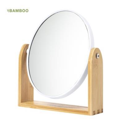 OBG.PUB - Miroir forme rond bambou support Candice Naturel Miroir forme rond bambou support Candice Naturel