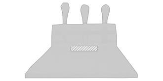 Plateau avec accessoires à fromage en bambou Maji - Impression Haut