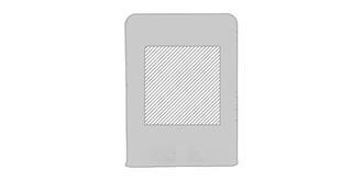 Capsule de graine bio en carton recyclé Utily - Marquage Verso