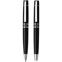 OBG PUB - Stylo bille et roller en métal dans un écrin Tania