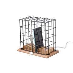 OBG PUB - Support smartphone original en alu et bois Edwige