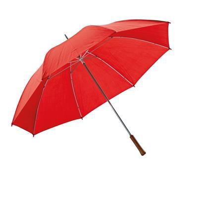 OBG.PUB - Parapluie de golf rigide en polyester 190T Roberti Rouge Parapluie de golf rigide en polyester 190T Roberti Rouge