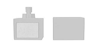 Ensemble 3 pièces pour salle de bains Pek - Marquage Recto