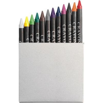 Set de 12 crayons multicolore en carton Poney Multicouleur
