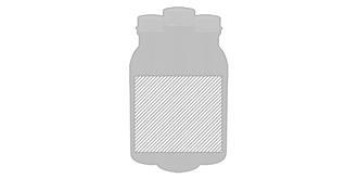 Bouteille de sport 650 ml en acier Kalixer - Marquage autour