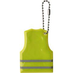 OBG PUB - Porte-clés 'gilet' en PVC de couleur jaune Sesile