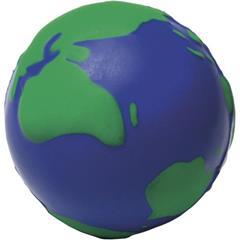 OBG PUB - Anti-stress 'Globe' en PU de couleur bleu Terra