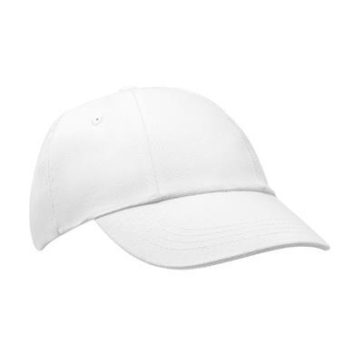 OBG.PUB - Casquette à six panneaux en 100% coton Diria Blanc Casquette à six panneaux en 100% coton Diria Blanc