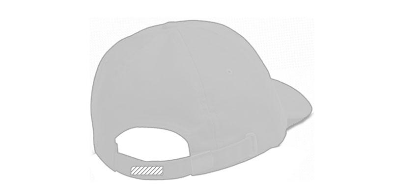 OBG.PUB - Casquette à six panneaux en 100% coton Diria - Impression Bas Casquette à six panneaux en 100% coton Diria - Impression Bas