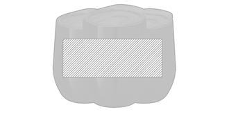 Gobelet de voyage 400 ml en acier inoxydable Round - Marquage autour