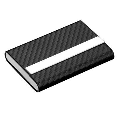 Porte-cartes en métal et en similicuir Mellerd