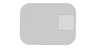 Boîte repas verre avec couvercle en bambou boom - Marquage Recto