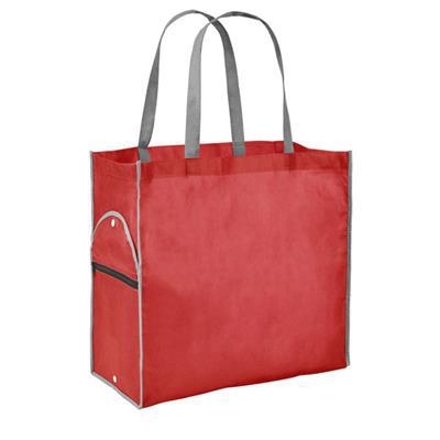 Sac pliable en non tissé publicitaire Perrène Rouge