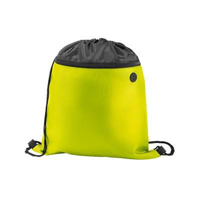 Sac à dos 210D en polyester Malco Vert citron