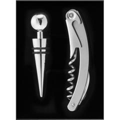 OBG PUB - Set à vin en métal de couleur argenté Adam