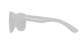 Lunettes de soleil en bambou Sunshiny - Impression Droite