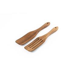 OBG PUB - Set de deux couverts en bois d'acacia Blizard