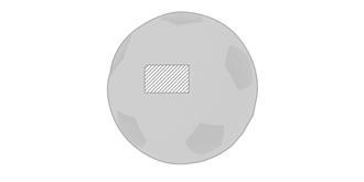 Balle anti-stress fabriqué en plastique PU Chais - Marquage Recto