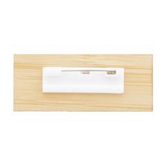 OBG PUB - Badge Identifiant en bambou avec épingle Nami