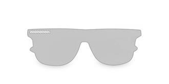 Lunettes de soleil en polycarbonate (PC) Cibelle - Marquage branche gauche