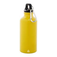 OBG PUB - Gourde en aluminium recyclé avec mousqueton Banner