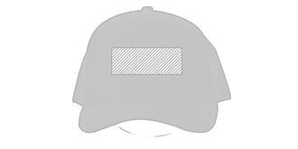 Casquette 3 panneaux en coton recyclé Picote - Marquage Recto