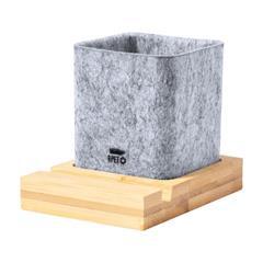 OBG PUB - Set De Bureau en bambou et porte-feutre Angora