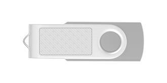 Clé USB twister Columbia - Marquage Verso